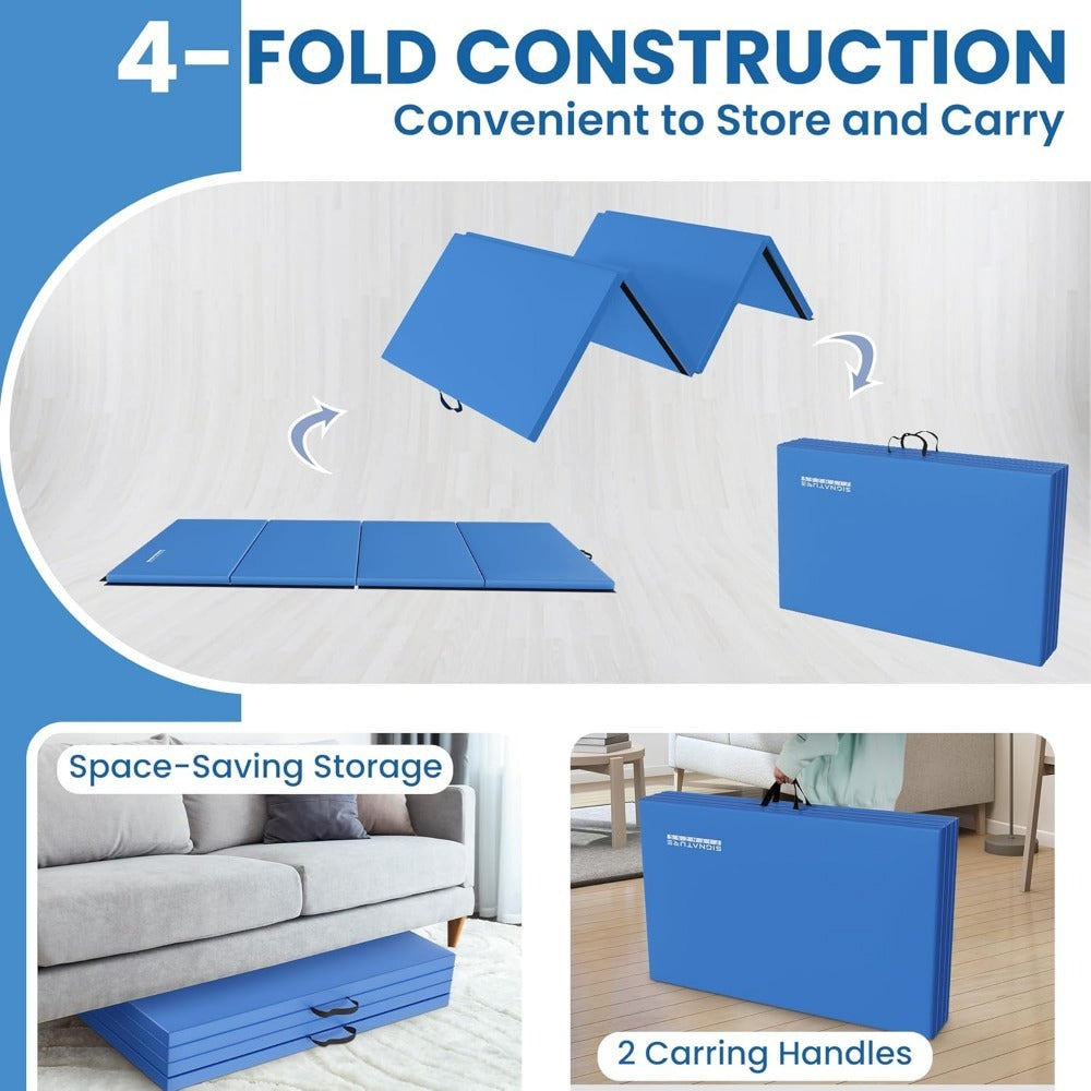 Signature Fitness Folding Exercise Mat for MMA and Gymnastics