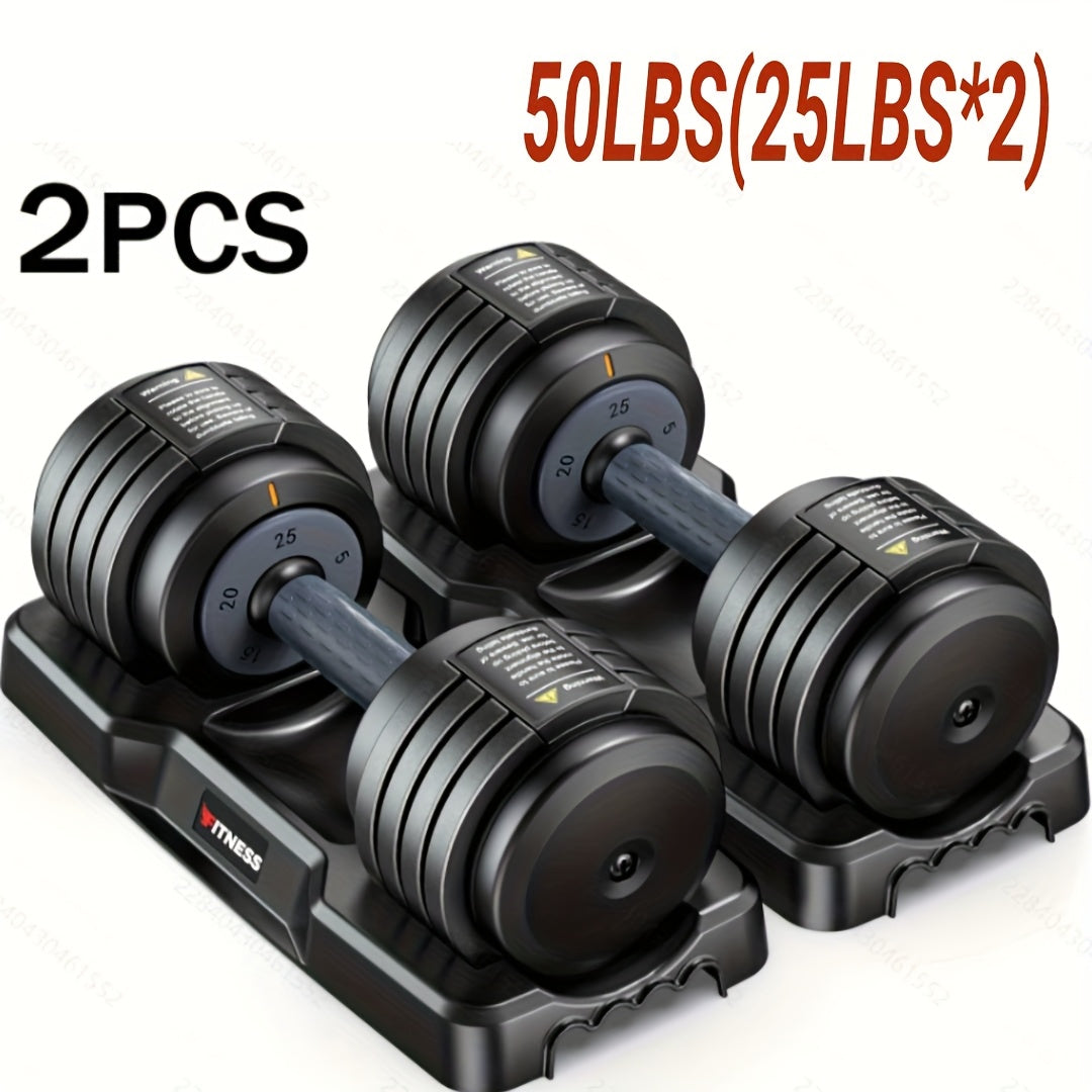 Adjustable 5 in 1 Dumbbell Barbell Set for Home Gym