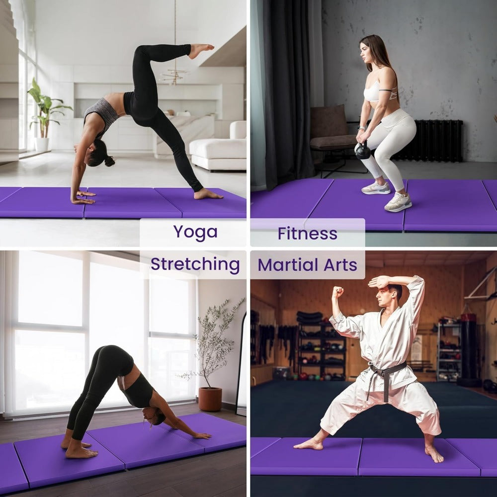 Signature Fitness Folding Exercise Mat for MMA and Gymnastics