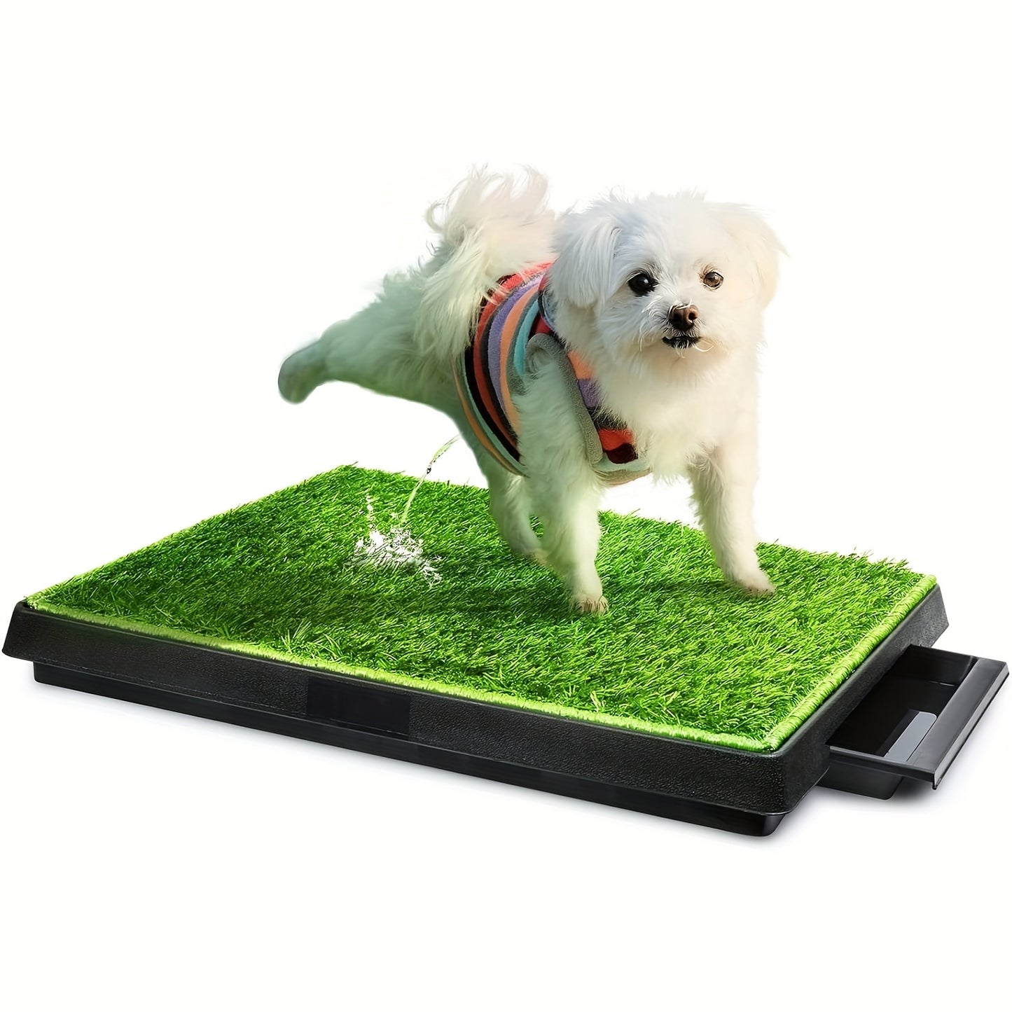 Dog Grass Pad with Tray for Indoor and Outdoor Use