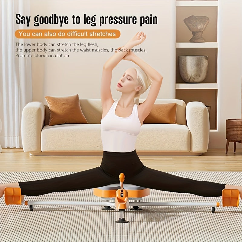 Adjustable 2-in-1 Leg Stretcher and Stool for Fitness