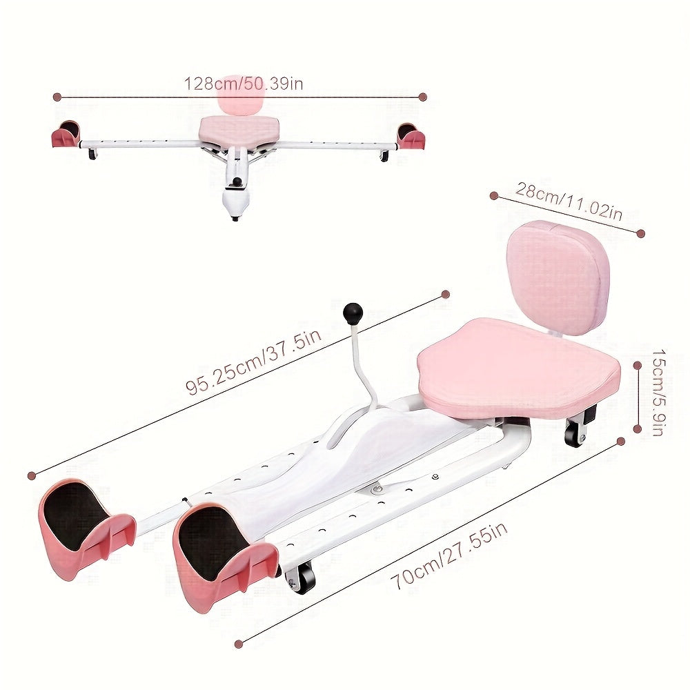 Adjustable 2-in-1 Leg Stretcher and Stool for Fitness