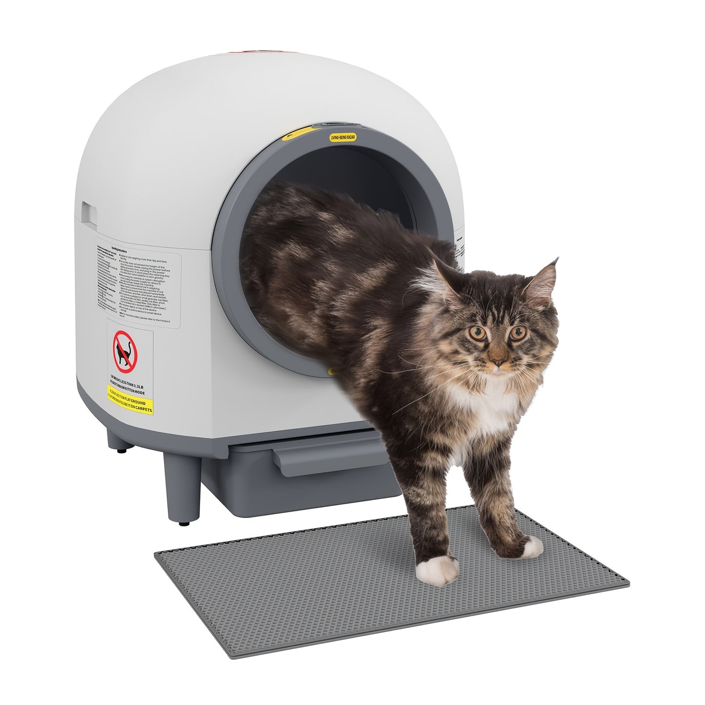 Automatic Self Cleaning Litter Box With App Control For Cats