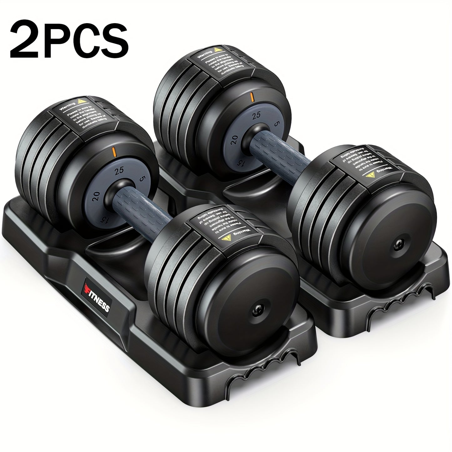 Adjustable 5 in 1 Dumbbell Barbell Set for Home Gym
