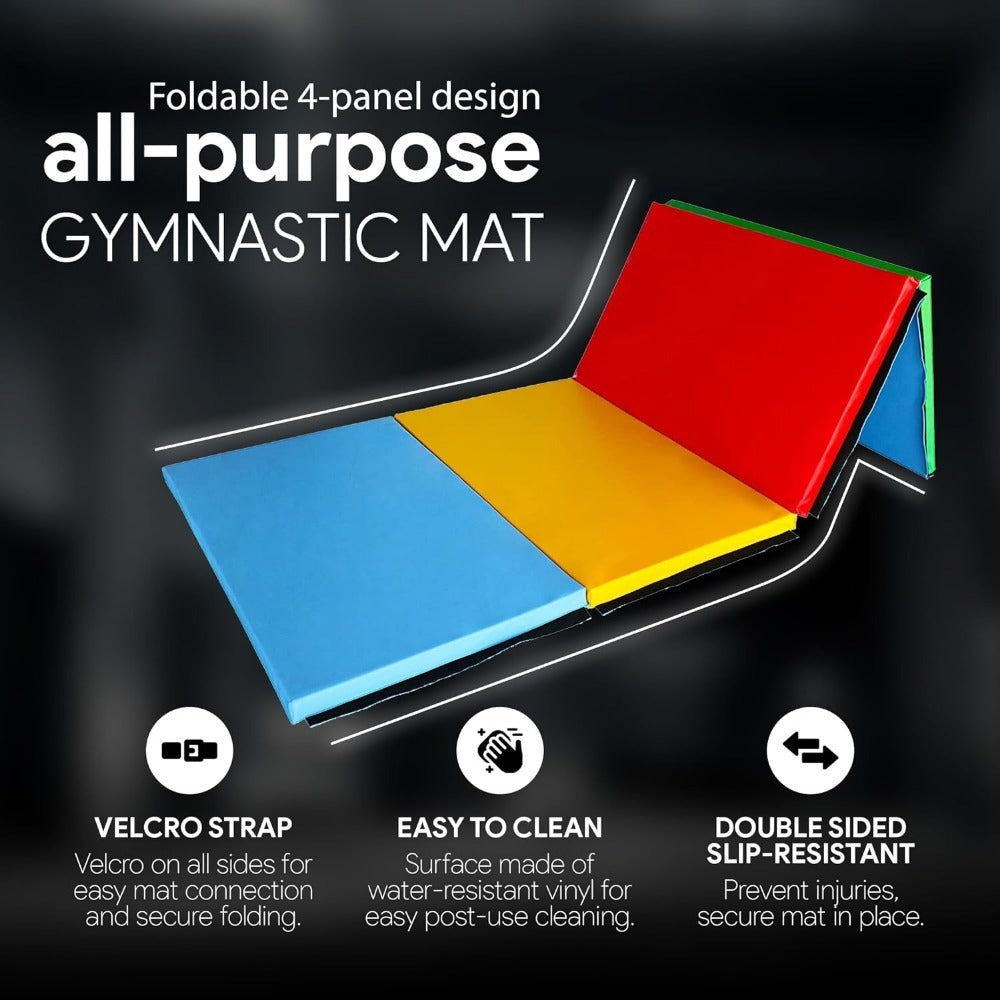 Signature Fitness Folding Exercise Mat for MMA and Gymnastics