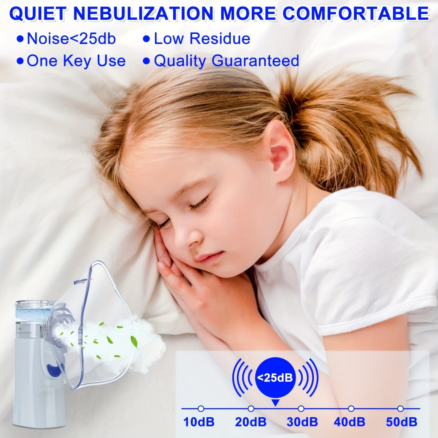 Portable Handheld Medical Nebulizer for Asthma and Cough Relief