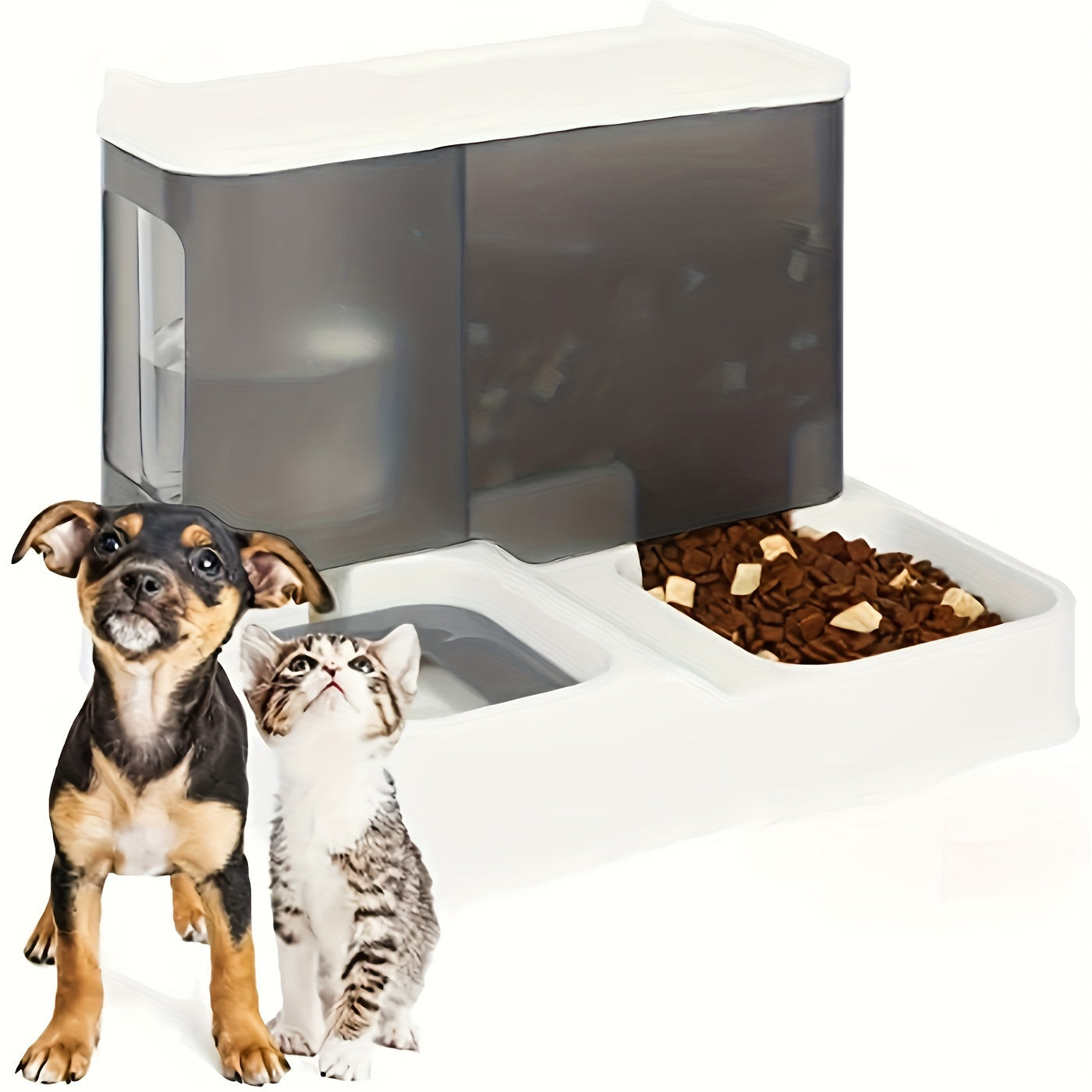Automatic Pet Feeder and Water Dispenser for Cats and Dogs