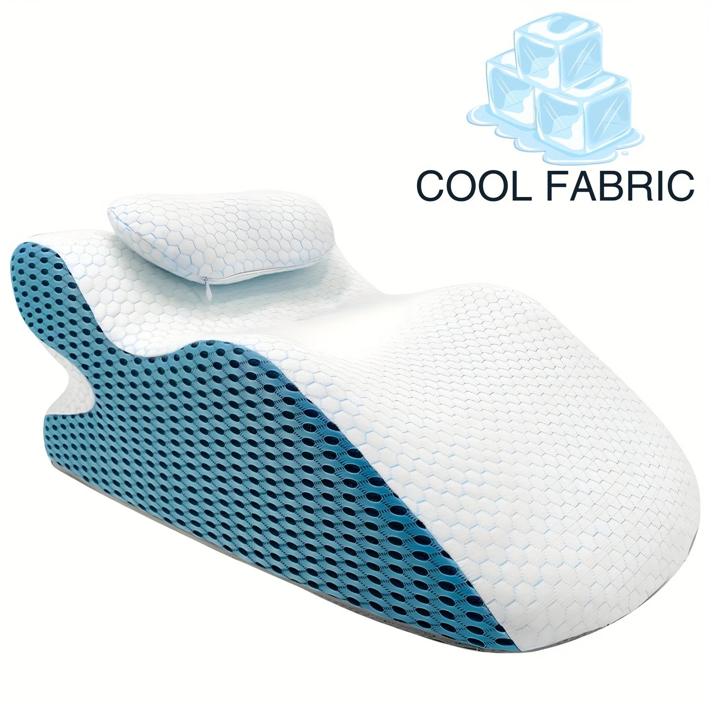 Supportive Bed Wedge Pillow With Removable Washable Cover