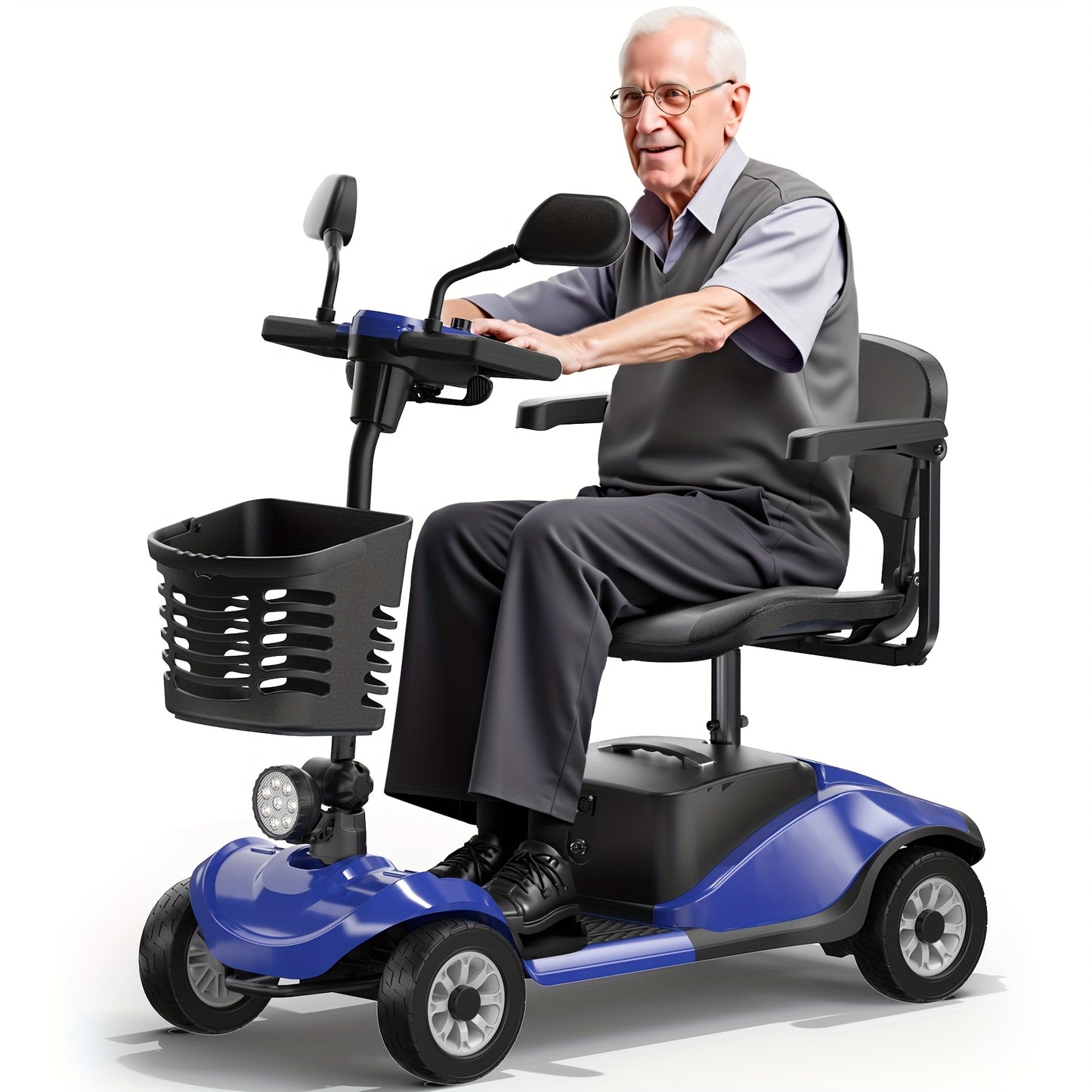 Kerdom 250W Folding Mobility Scooter for Adults and Seniors