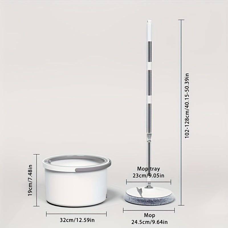 Household Spin Mop And Bucket Set For Effortless Cleaning