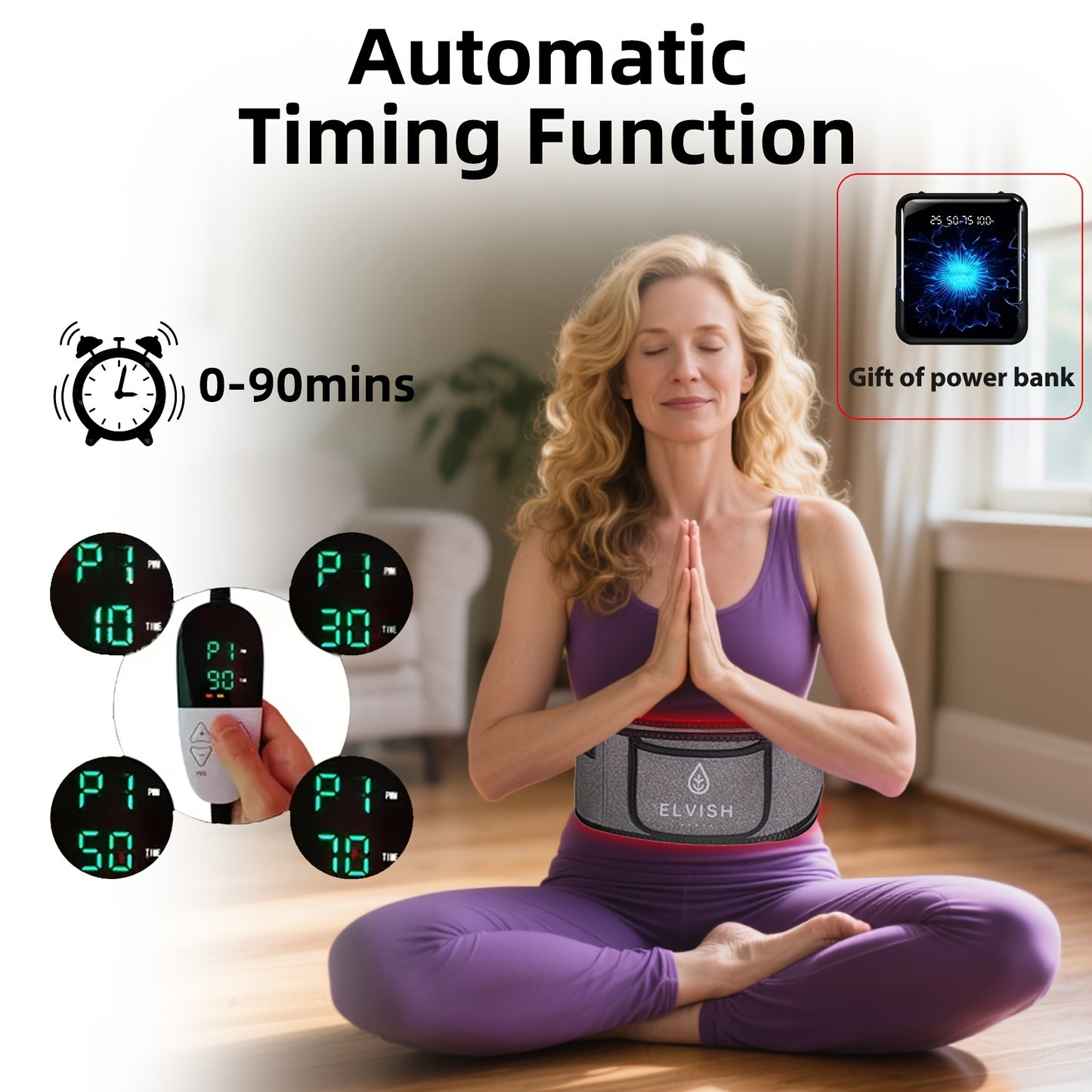 3-in-1 Infrared Light Belt for Pain Relief and Healing