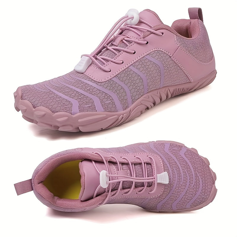 Unisex Barefoot Running Shoes with Breathable Mesh and Traction