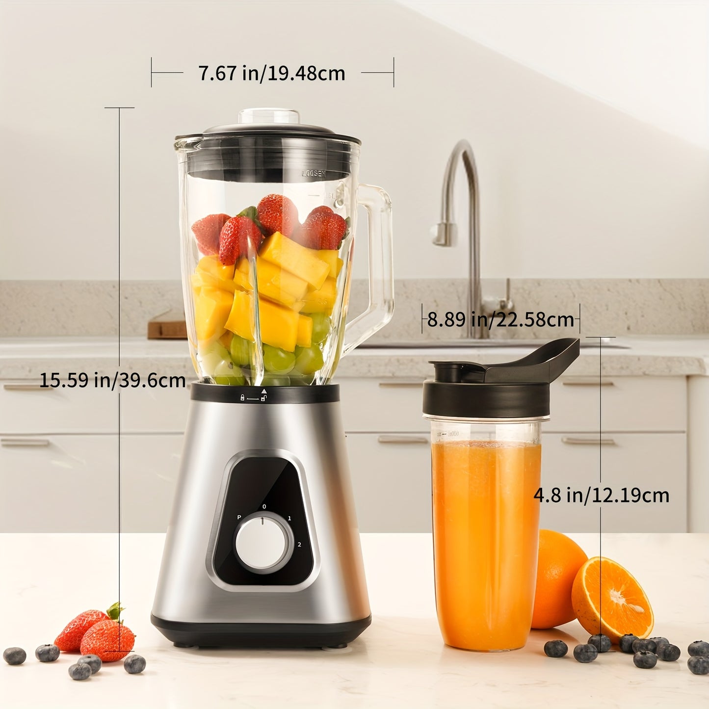 Shardor 1200W Powerful Blender For Smoothies And Shakes