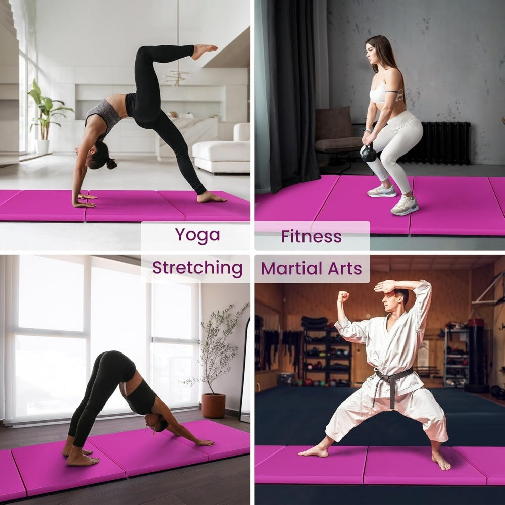 Signature Fitness Folding Exercise Mat for MMA and Gymnastics