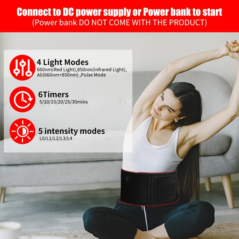 3-in-1 Infrared Light Belt for Pain Relief and Recovery