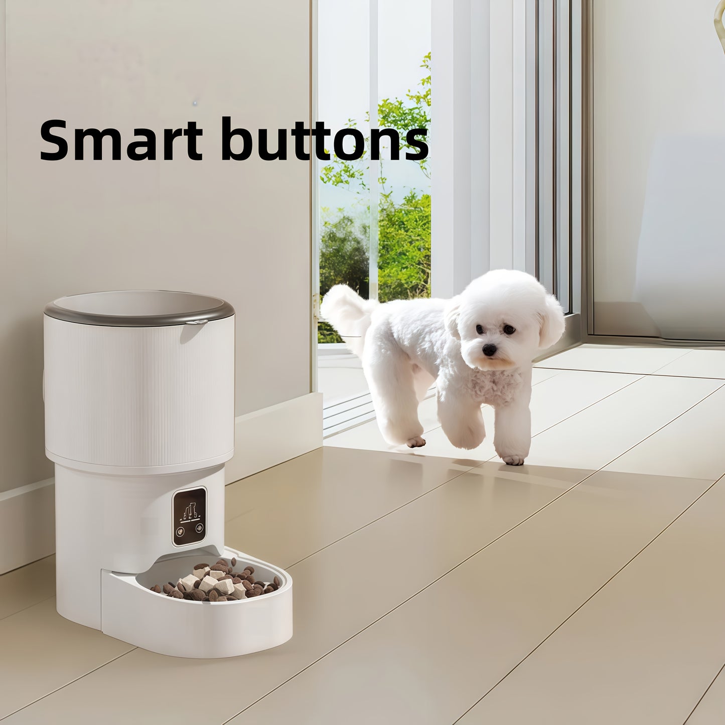 Smart WiFi Cat Feeder with App Control for Easy Feeding