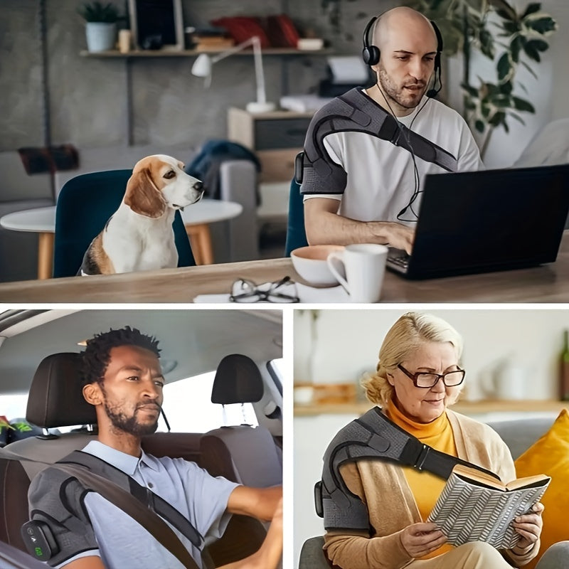 Wireless Heating Massager for Shoulders and Knees Relief