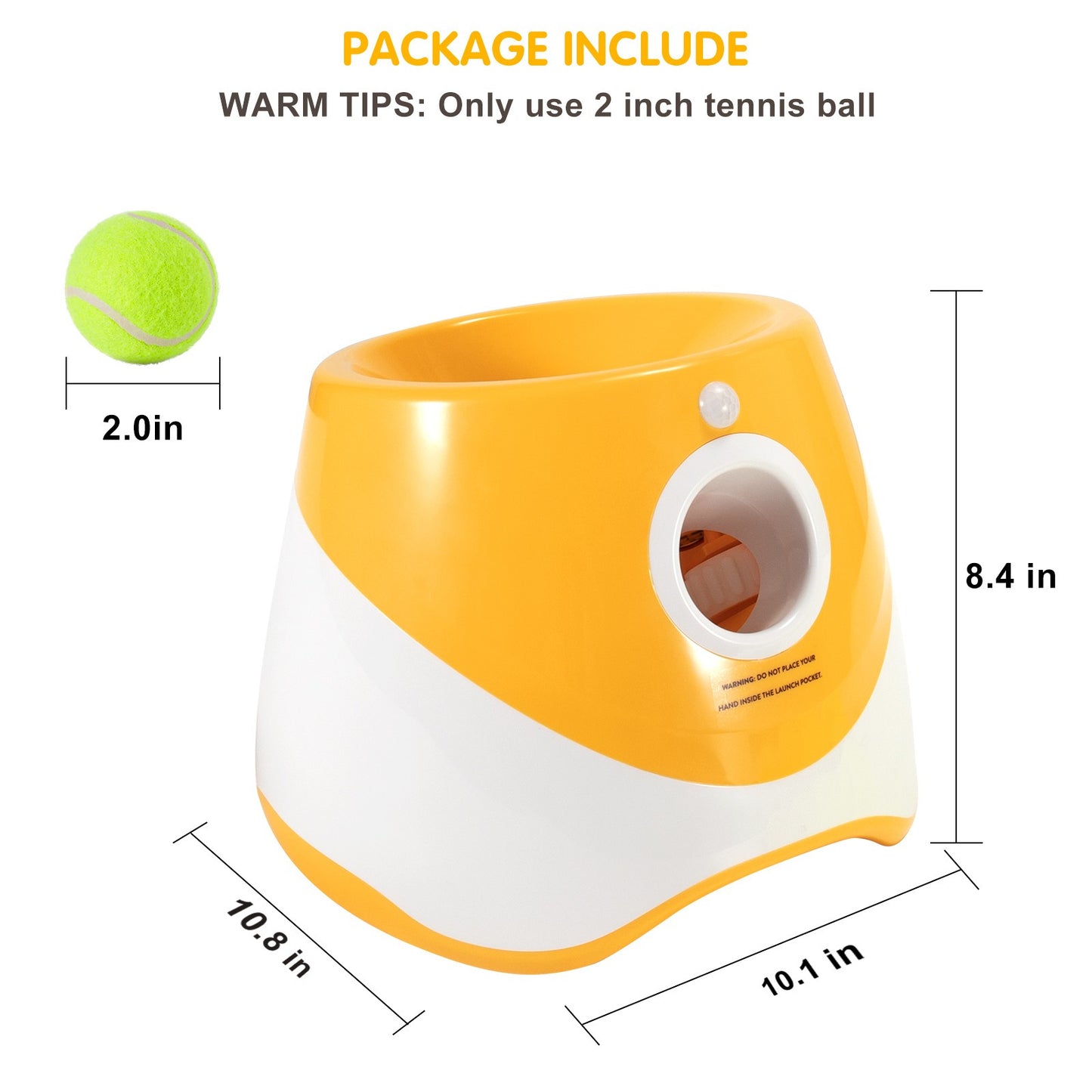 Automatic Dog Ball Launcher With Three Distance Settings