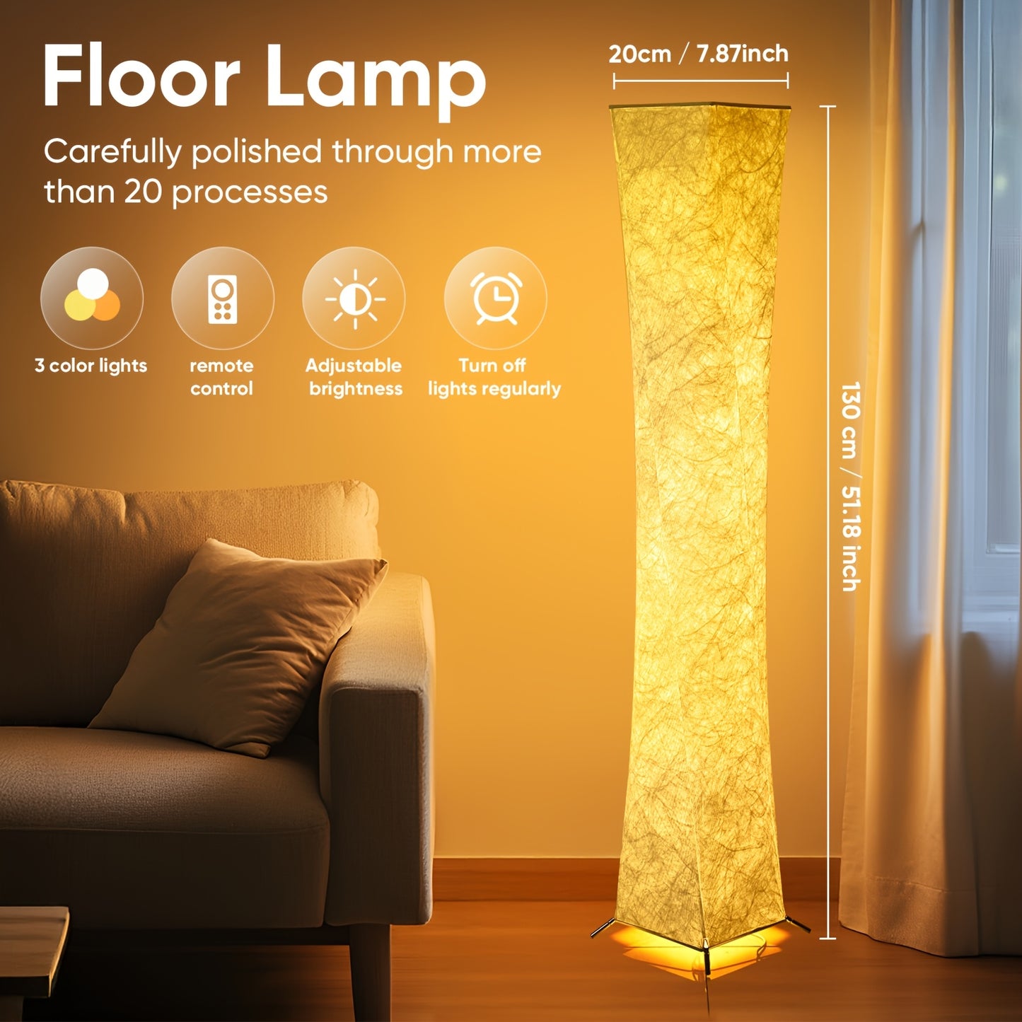 Soft Light Floor Lamp with Modern Design for Any Room