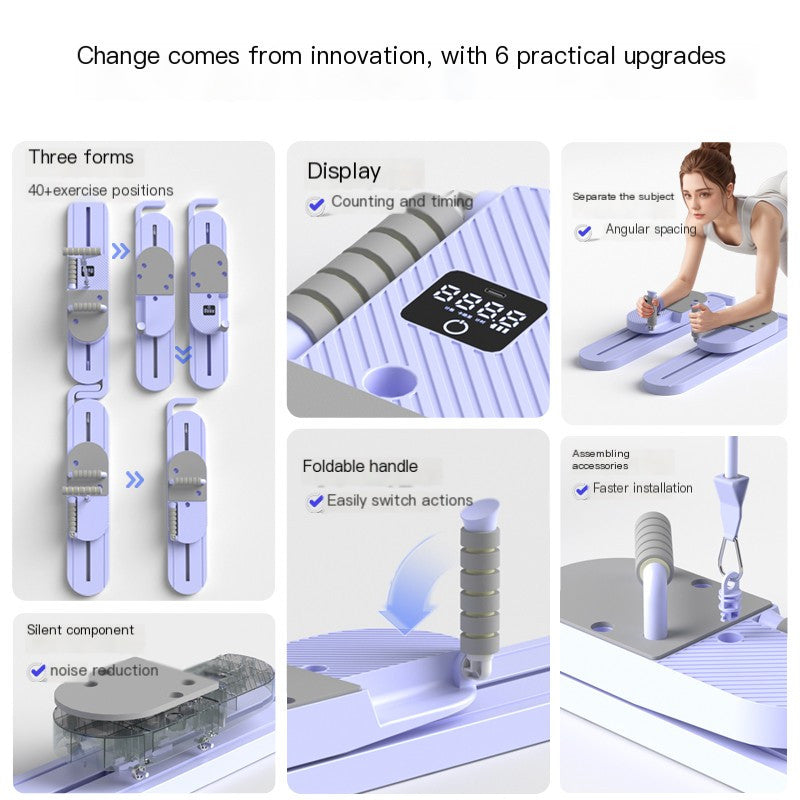 Multifunctional Split Pilates Balance Board for Total Body Fitness