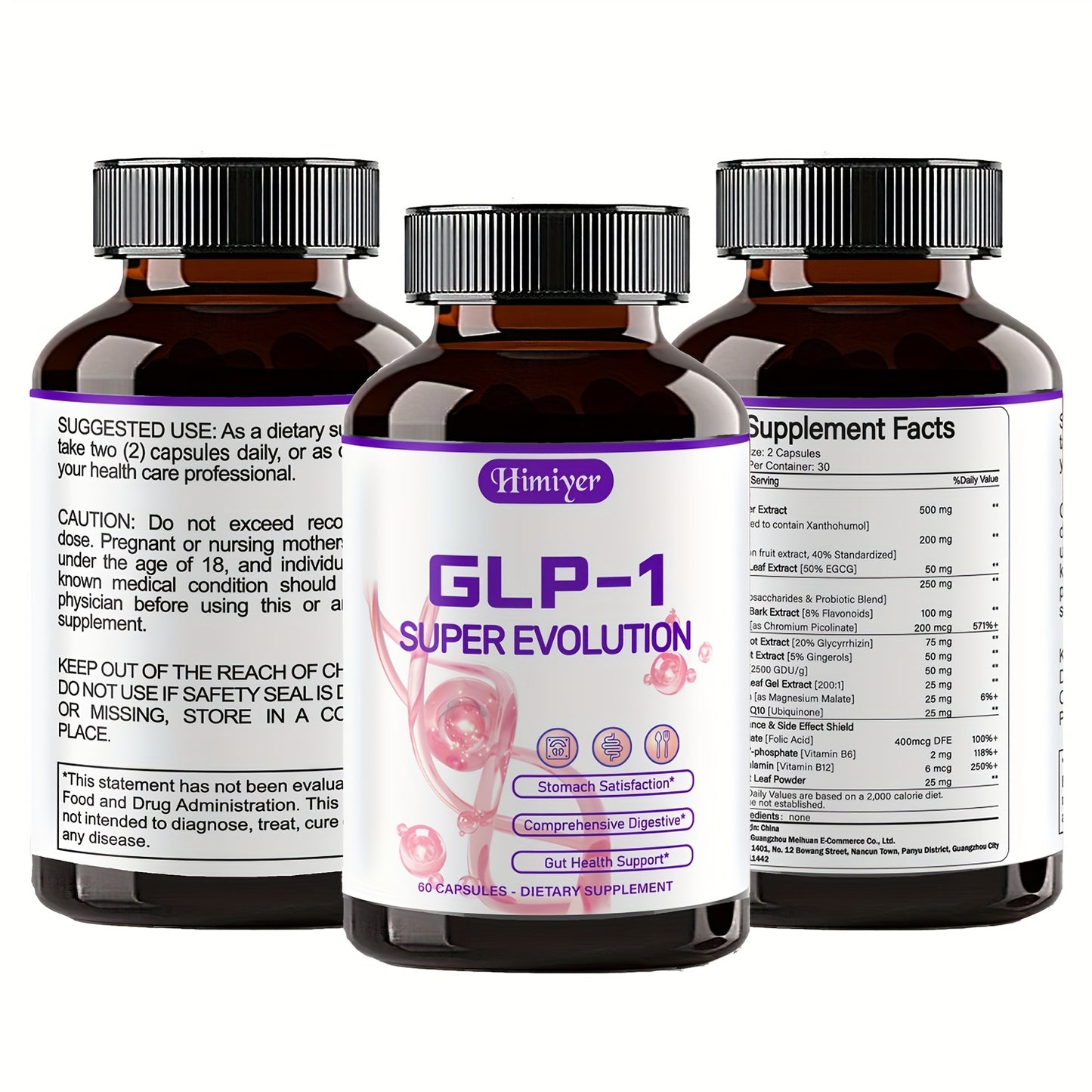 GLP-1 Super Evolution Capsules for Gut Health and Digestion