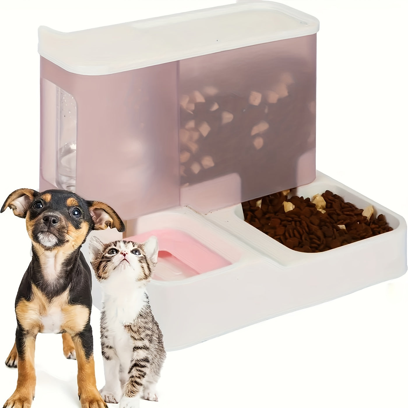 Automatic Pet Feeder and Water Dispenser for Cats and Dogs