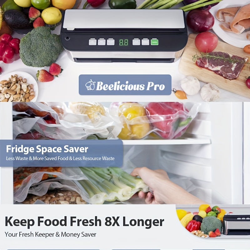 Beelicious 8-in-1 Fully Automatic Vacuum Sealer Machine