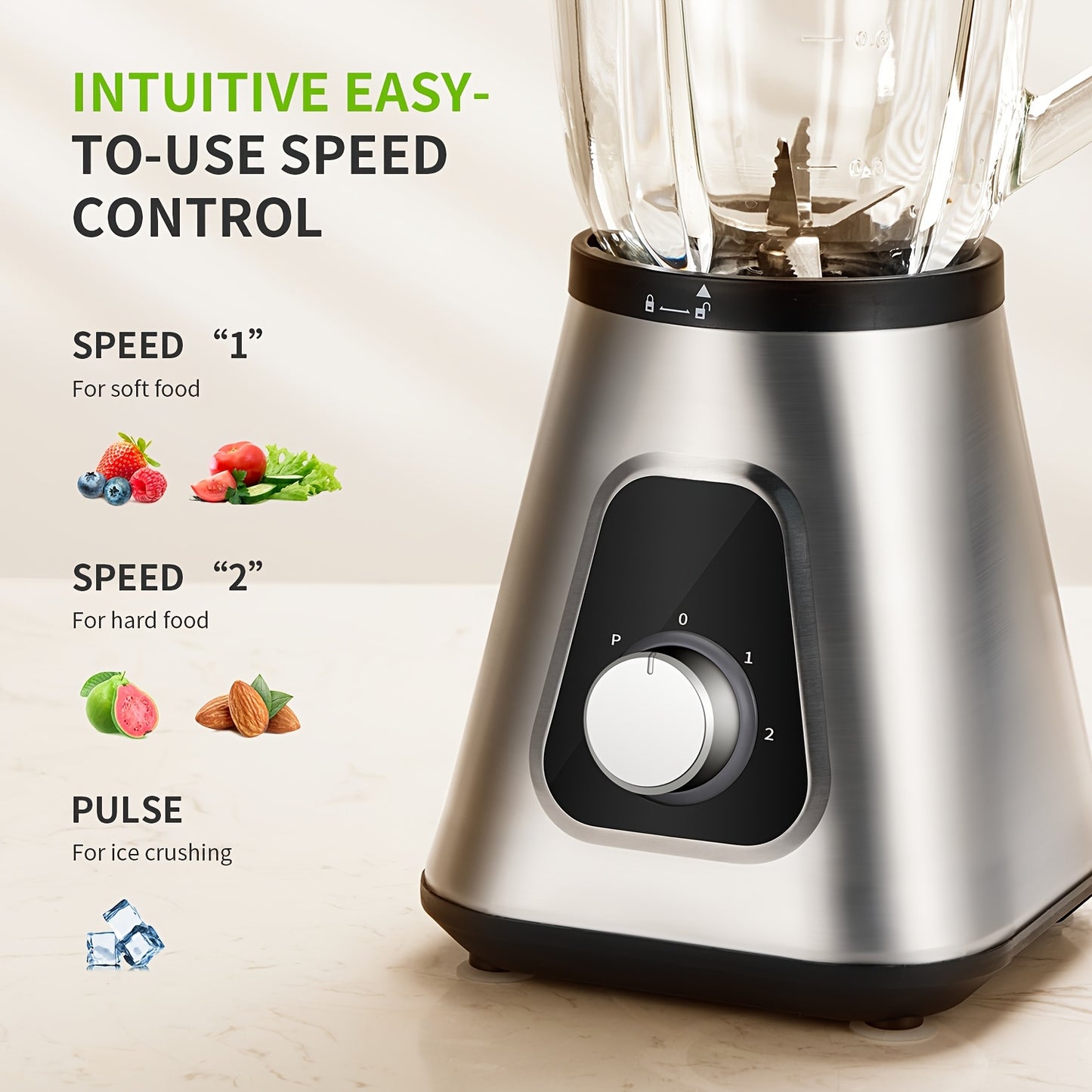 Shardor 1200W Powerful Blender For Smoothies And Shakes