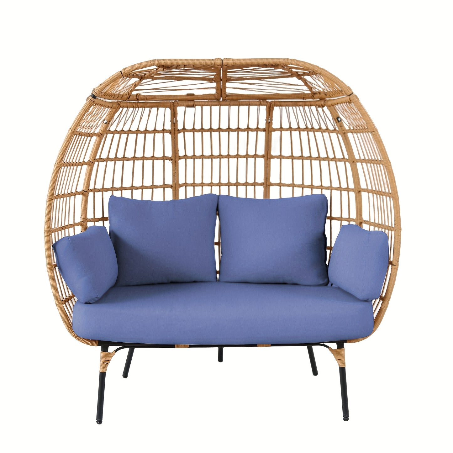 Stylish Handwoven Wicker Chair for Outdoor Relaxation and Comfort