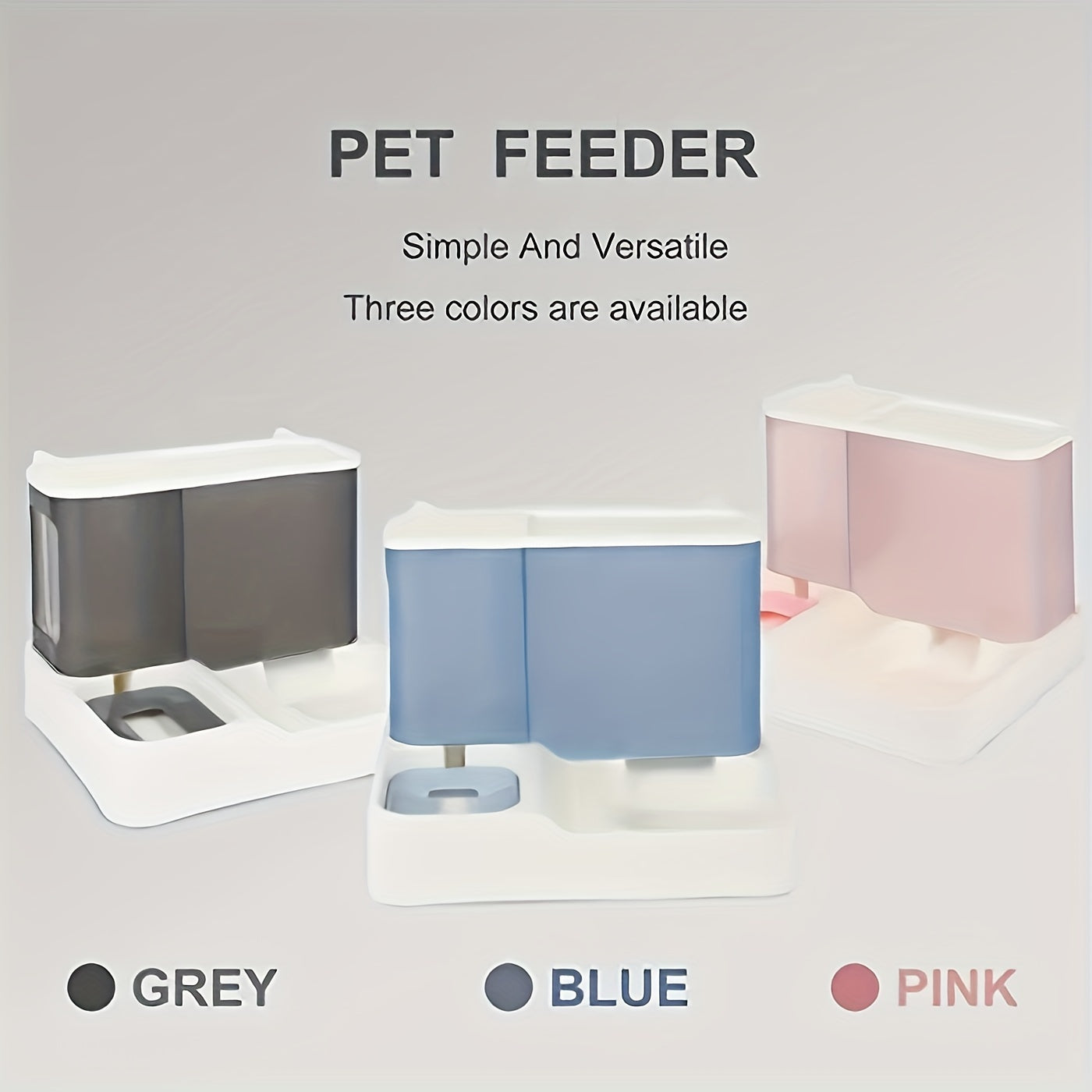 Automatic Pet Feeder and Water Dispenser for Cats and Dogs