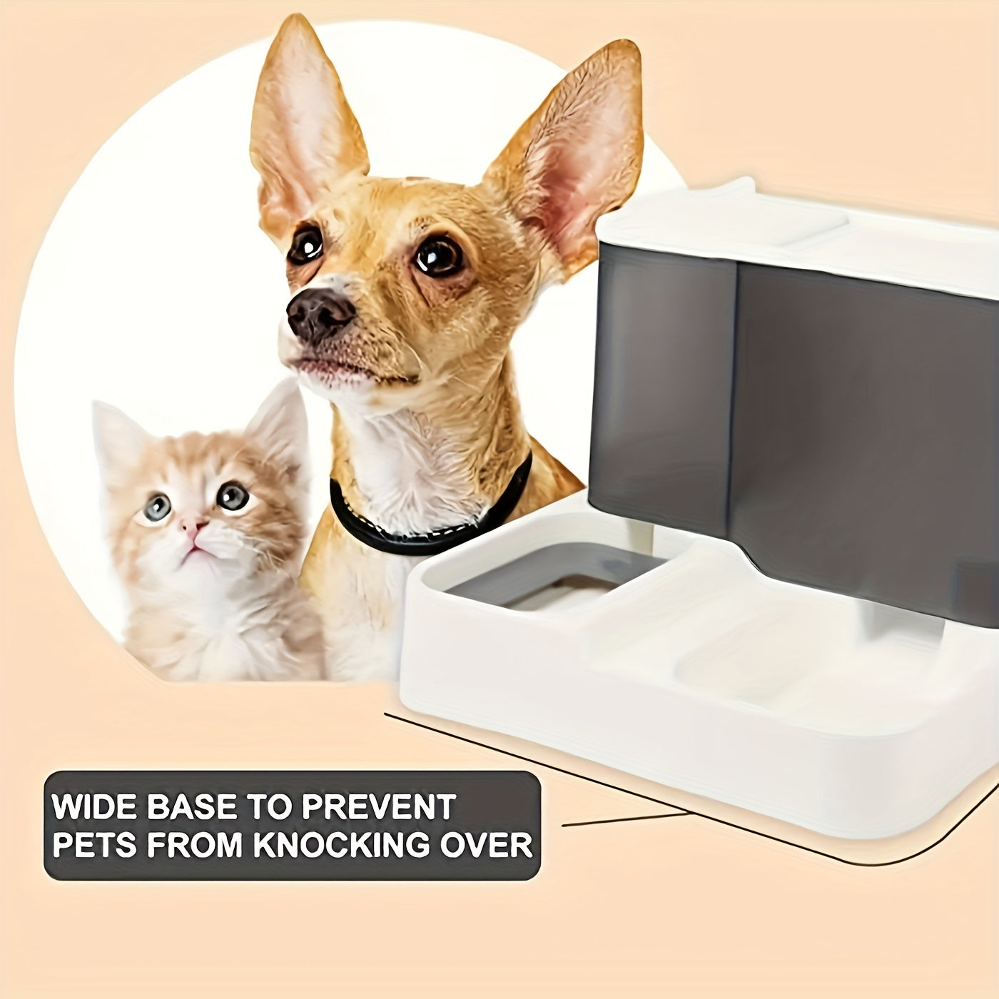 Automatic Pet Feeder and Water Dispenser for Cats and Dogs