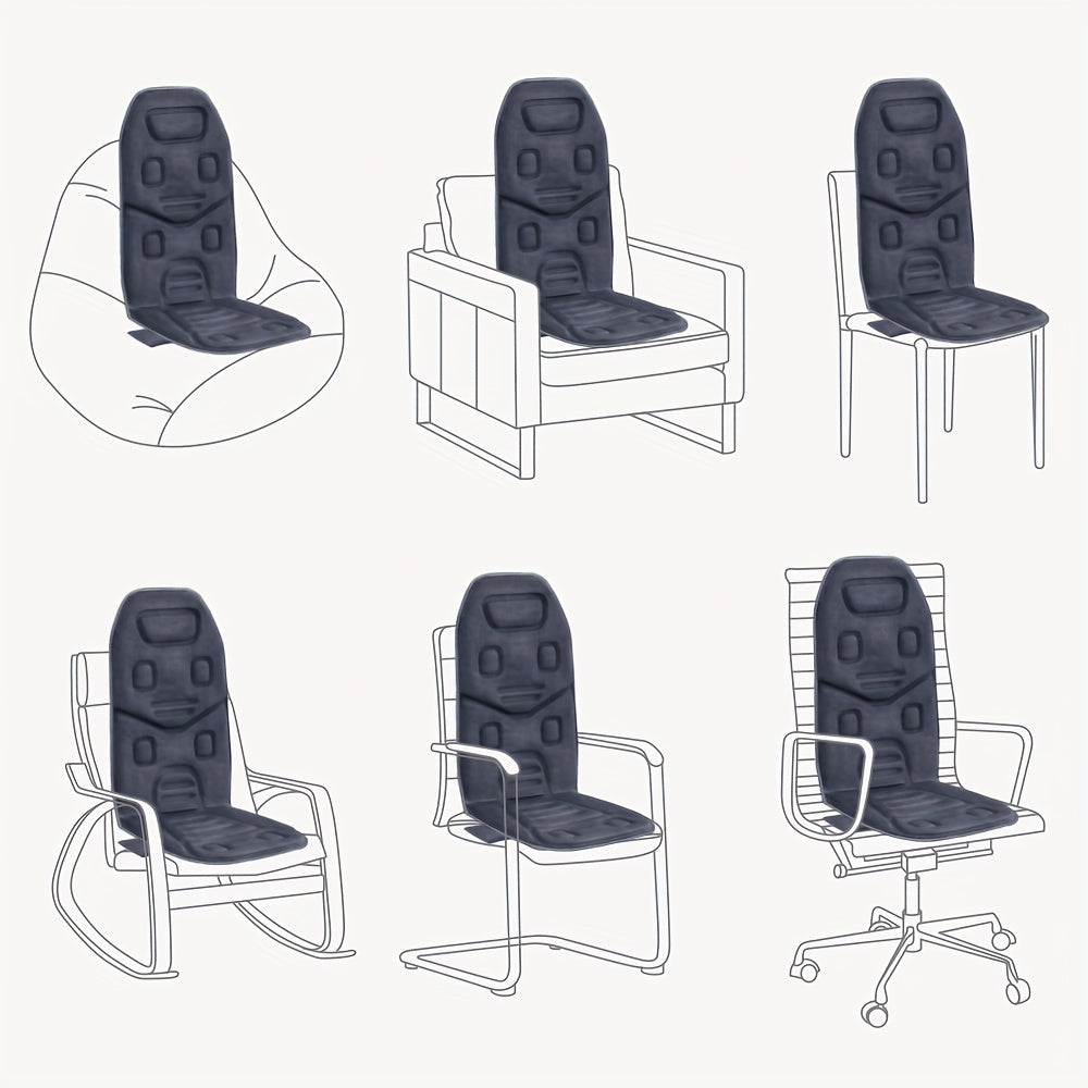 Comfier Massage Seat Cushion With Heat And Vibration Motors