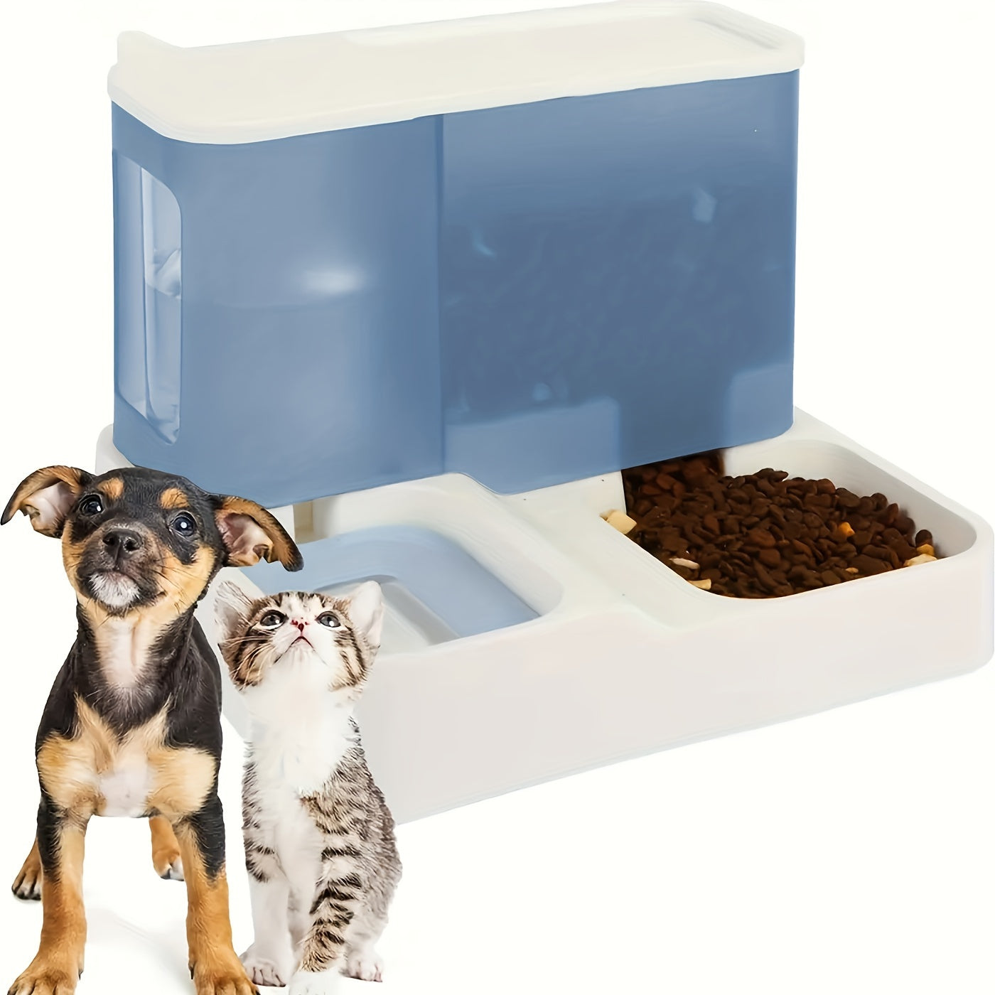 Automatic Pet Feeder and Water Dispenser for Cats and Dogs