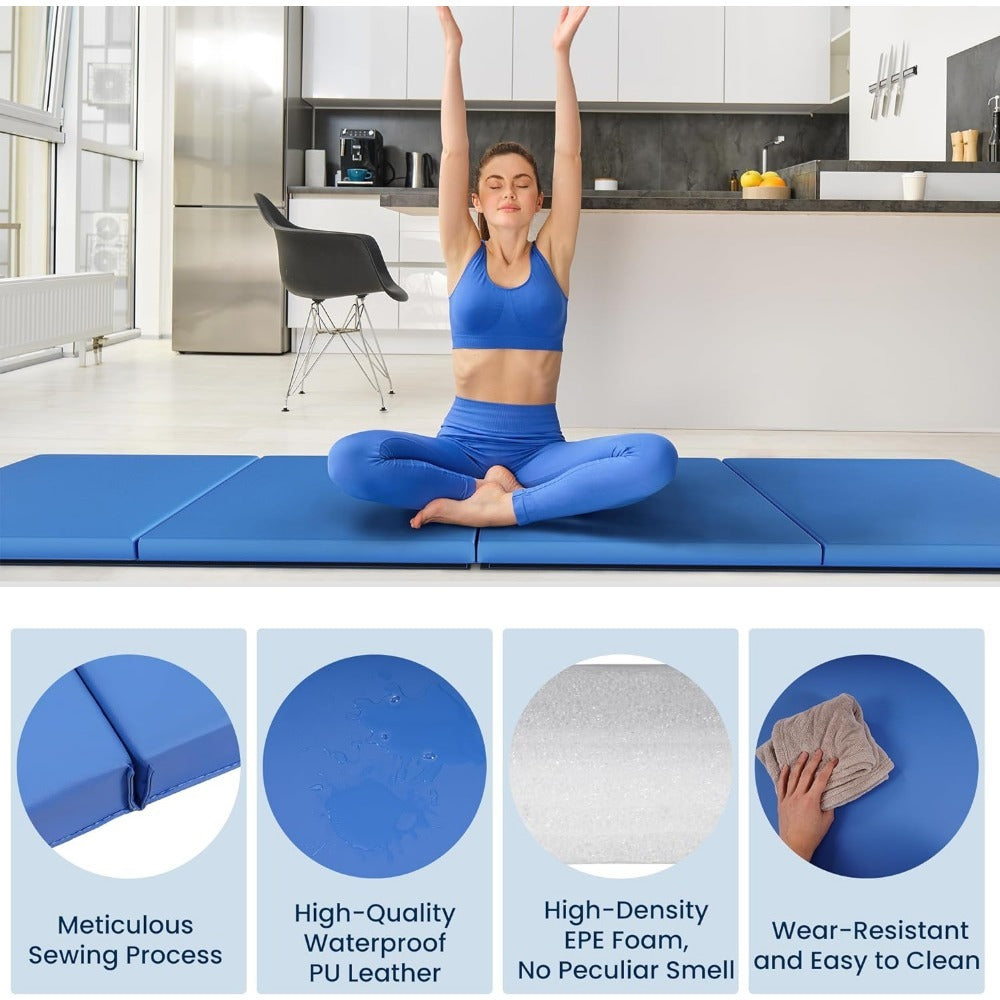 Signature Fitness Folding Exercise Mat for MMA and Gymnastics
