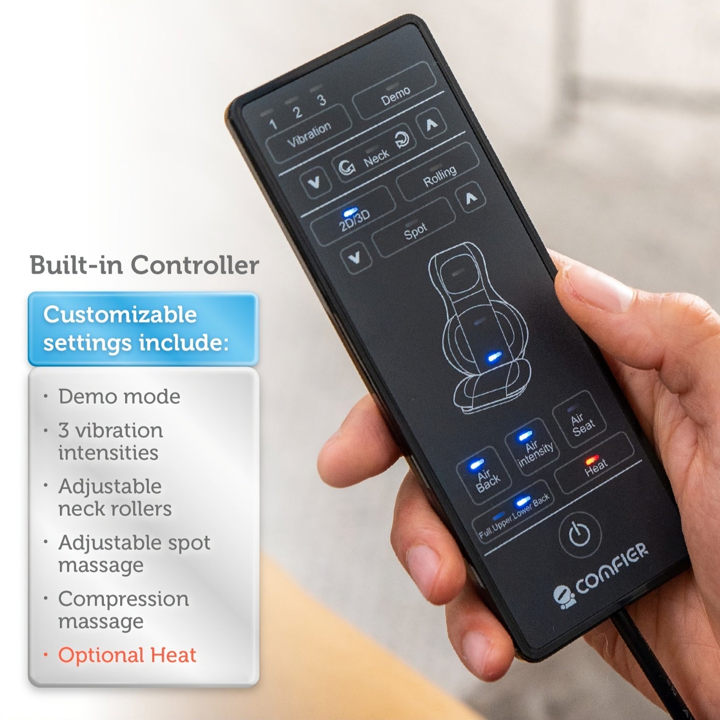 Comfeir Shiatsu Neck And Back Massager For Ultimate Relaxation