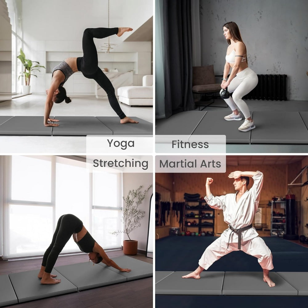 Signature Fitness Folding Exercise Mat for MMA and Gymnastics