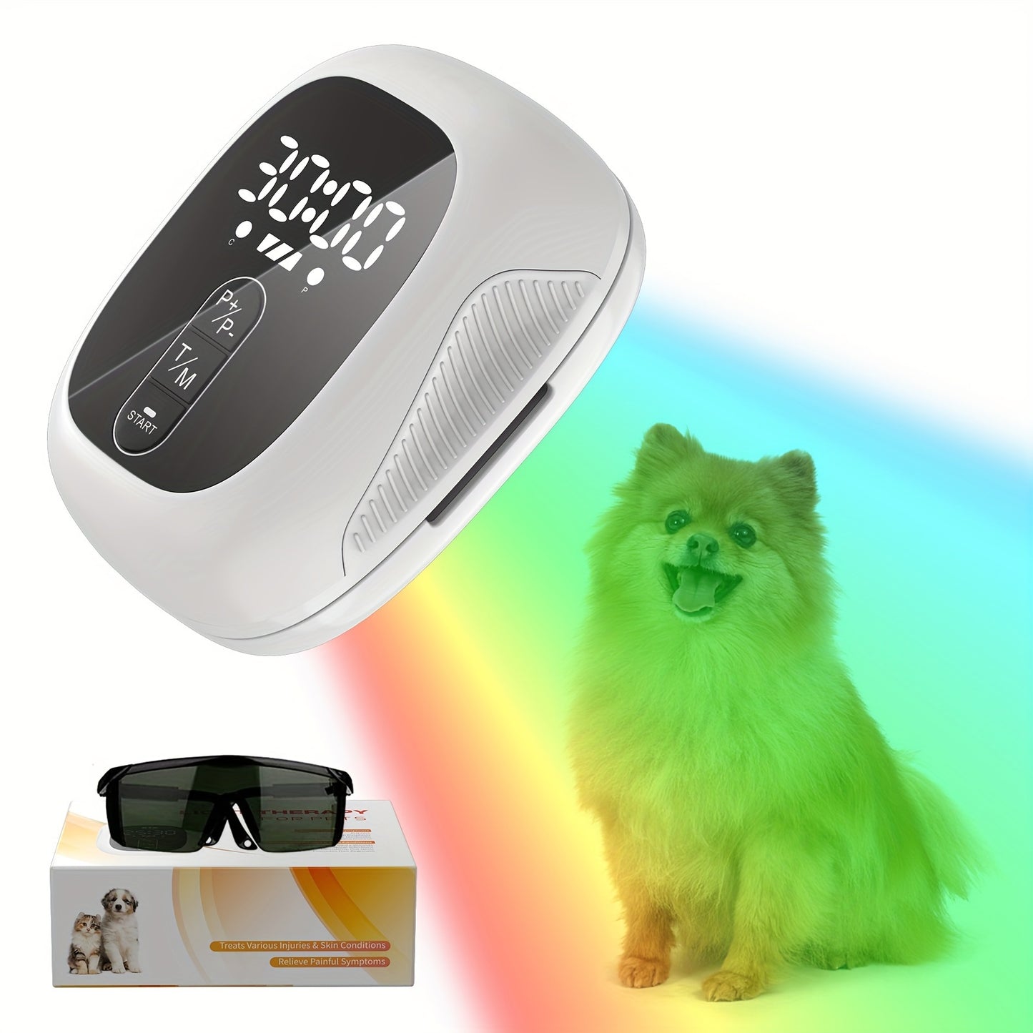 Portable Pet Joint and Muscle Care Device for Clear Skin