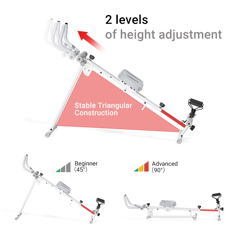 UMAY Foldable Rowing Machine for Home Fitness and Training
