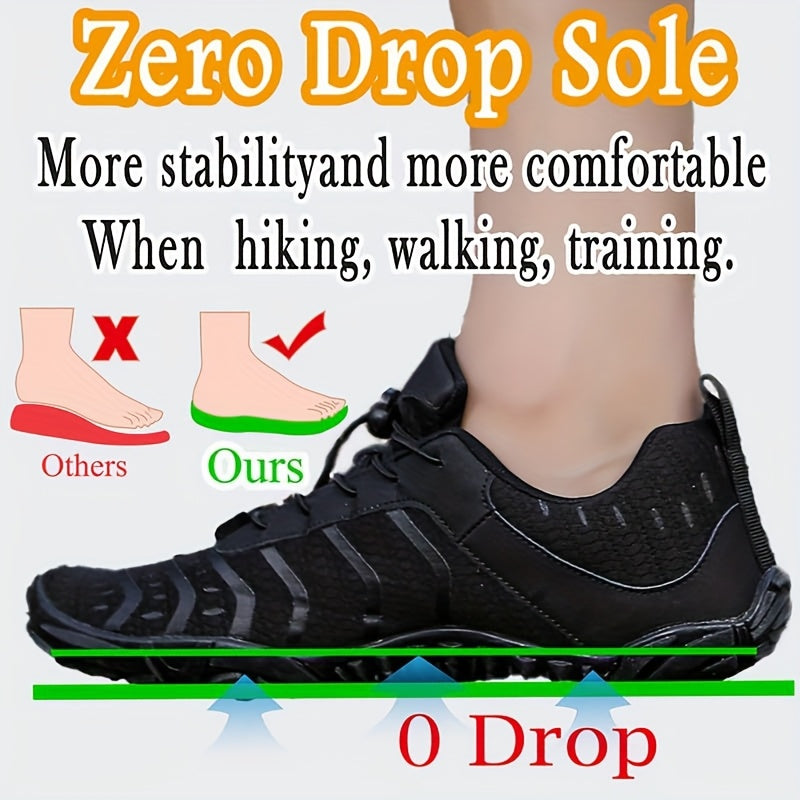 Unisex Barefoot Running Shoes with Breathable Mesh and Traction