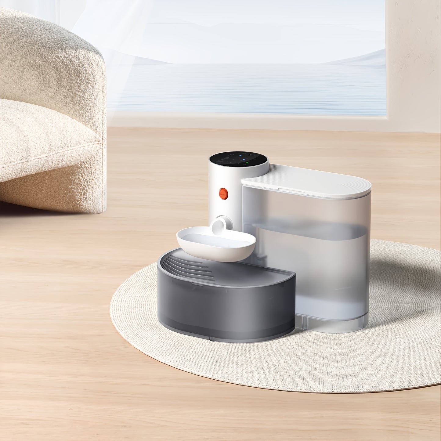 Portable Pet Waterer With Rechargeable Battery For Cats