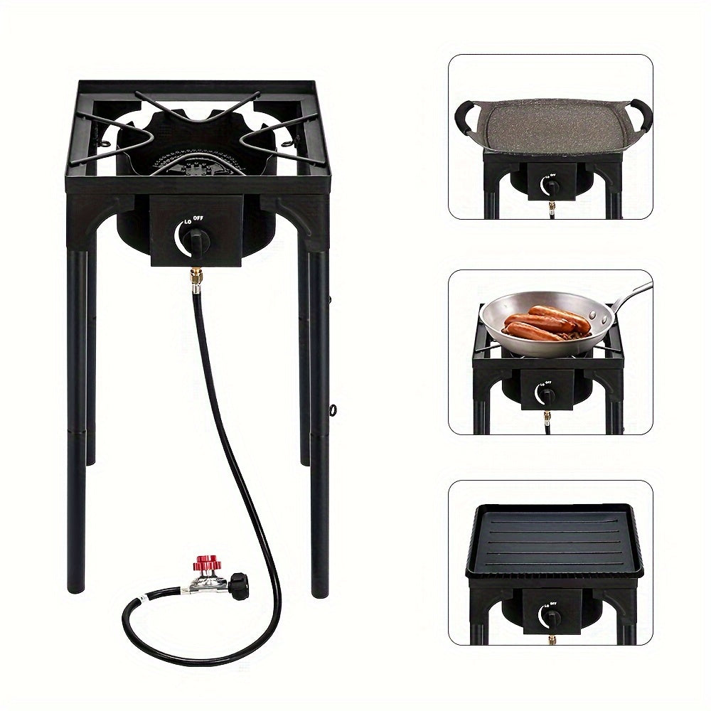 High-Power Outdoor Gas Cooker for Barbecues and Camping