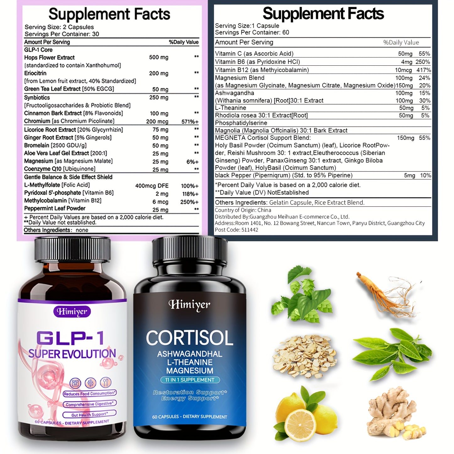 Cortiso and GLP-A Capsules for Healthy Sleep and Comfort