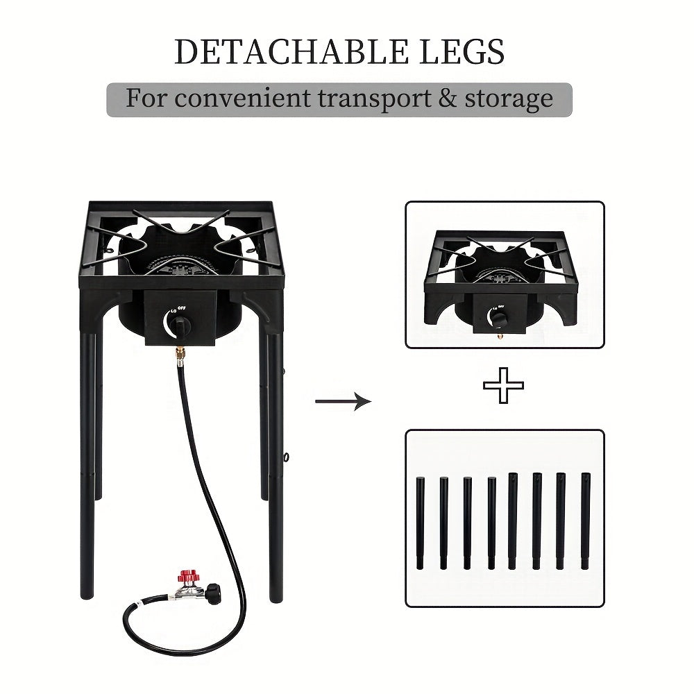 High-Power Outdoor Gas Cooker for Barbecues and Camping