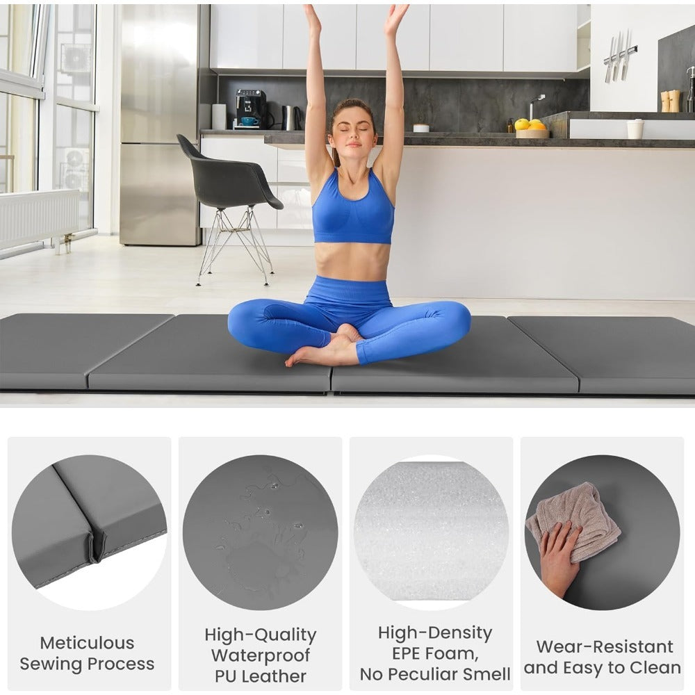 Signature Fitness Folding Exercise Mat for MMA and Gymnastics