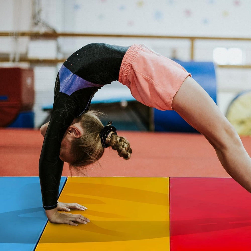 Signature Fitness Folding Exercise Mat for MMA and Gymnastics