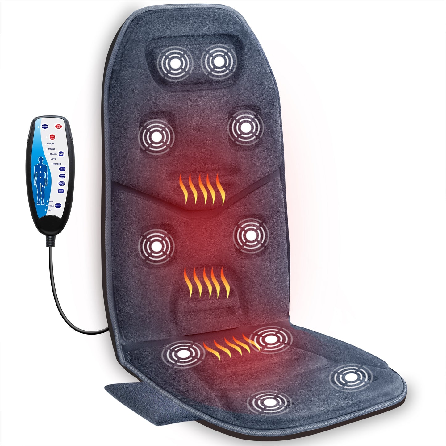 Comfier Massage Seat Cushion With Heat And Vibration Motors