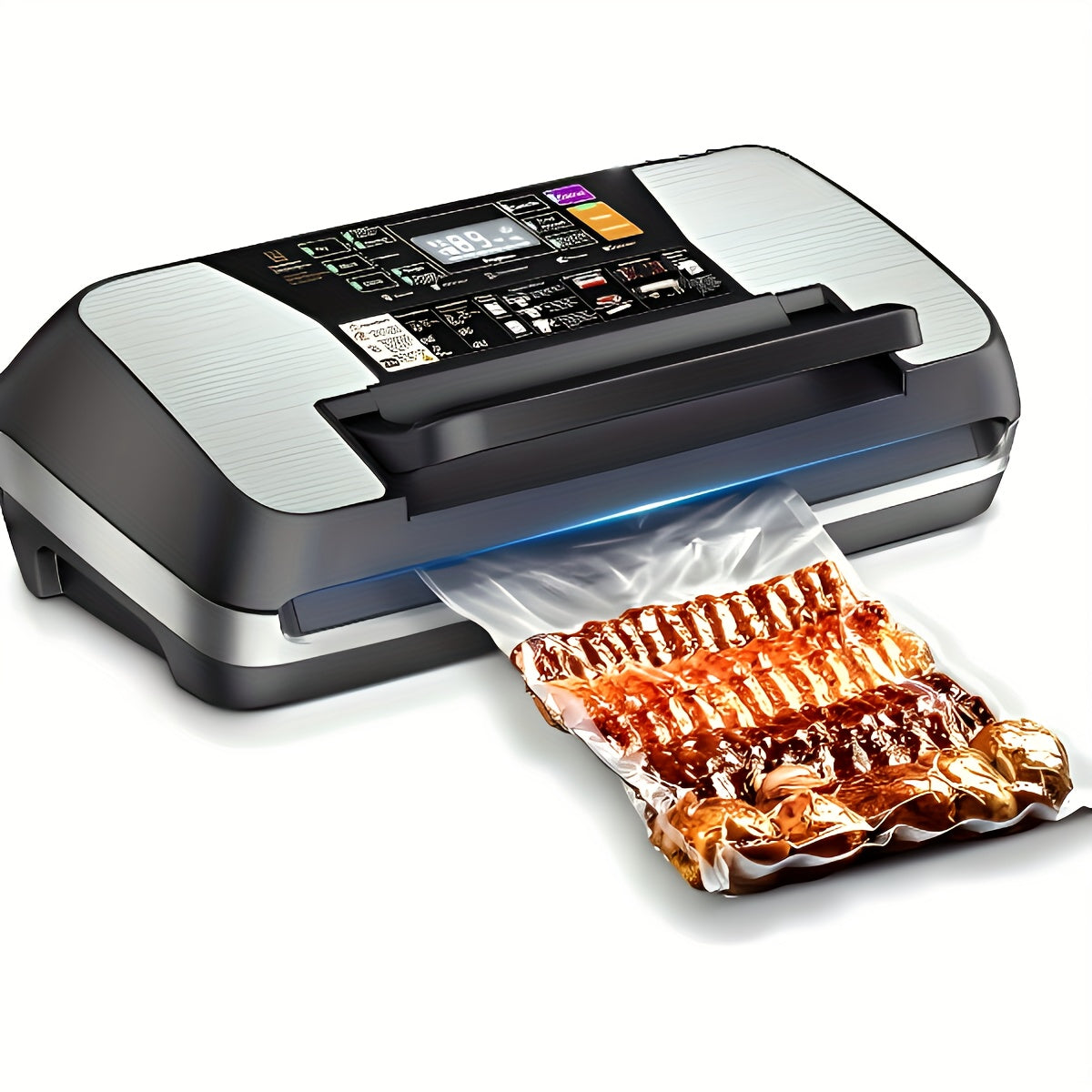 Powerful Automatic Food Vacuum Sealer With Built-in Cutter