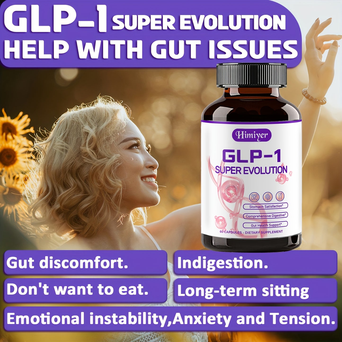 GLP-1 Super Evolution Capsules for Gut Health and Digestion