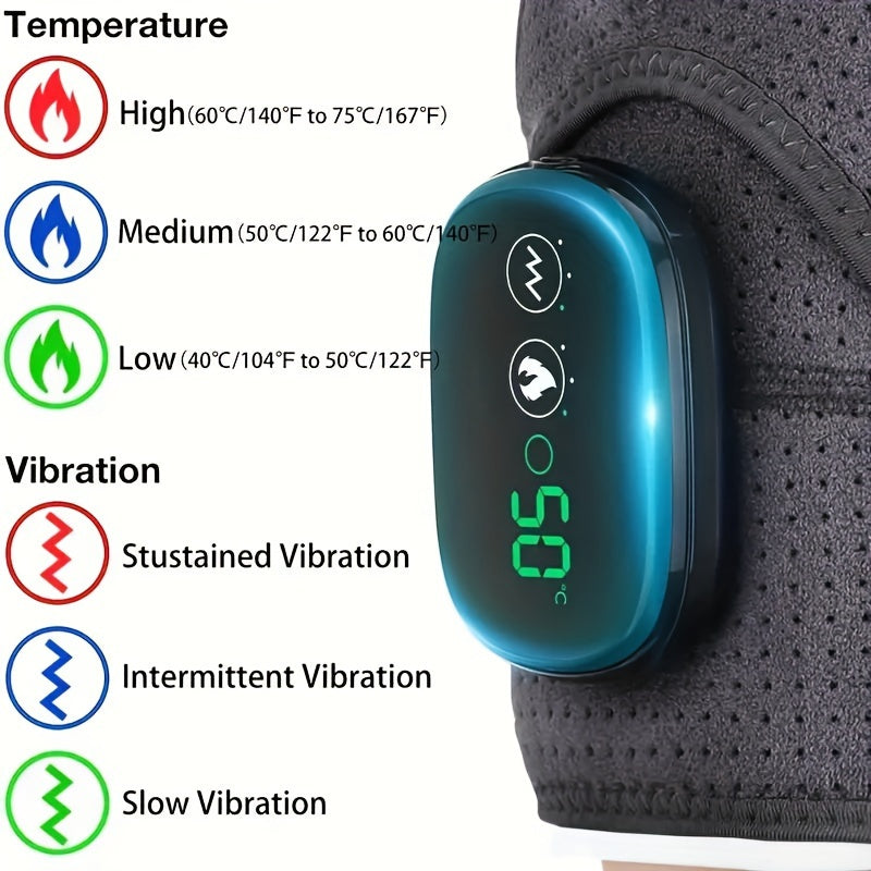 Wireless Heating Massager for Shoulders and Knees Relief