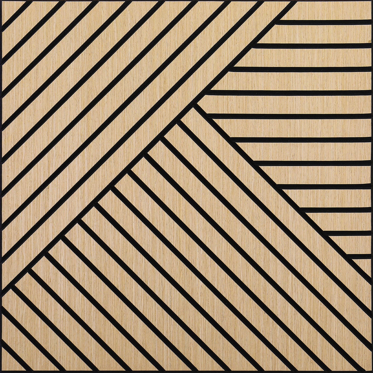 Self Adhesive Acoustic Wood Slat Panels For Noise Reduction